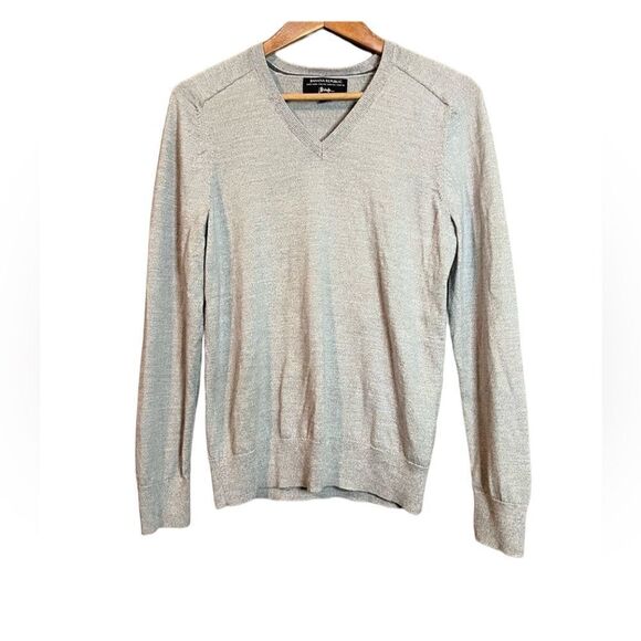 Banana republic 100% merino wool grey sweater. Size Small - Picture 1 of 11